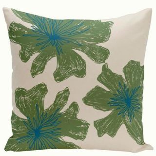 E By Design Floral Throw Pillow