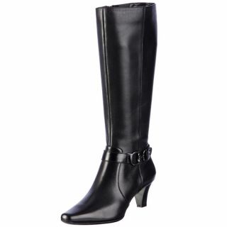 AK Anne Klein Womens Gauge Leather Boots   Shopping