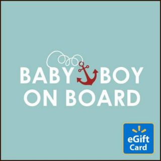 Baby Boy on Board  eGift Card