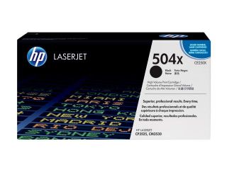 HP 504X Black LaserJet Print Cartridge (CE250X)