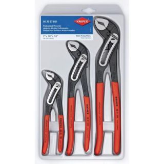 KNIPEX 7, 10, and 12 in. Alligator Water Pump Pliers Set (3 Piece) 00 20 07 US1