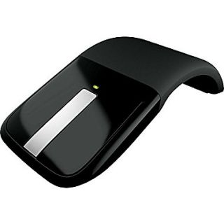 Microsoft Arc Touch Wireless Mouse, BlueTrack USB Wireless Mouse, Black (RVF 00052)