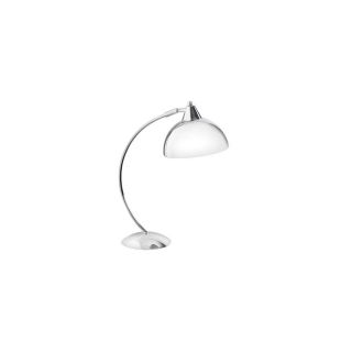 Dainolite Lighting 21 in Adjustable Polished Chrome Desk Lamp with Metal Shade