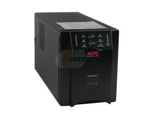 APC SUA1500X93 1440 VA 980 Watts (8) NEMA 5 15R Outlets Smart UPS 1500VA USB 120V SHIPBOARD