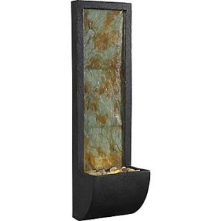 Kenroy Home Walla Indoor Wall Fountain, Natural Slate with oil Rubbed Bronze Finish