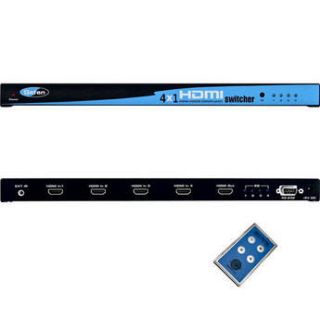 Gefen EXT HDMI 441 BLK 4x1 HDMI Switcher (Black)
