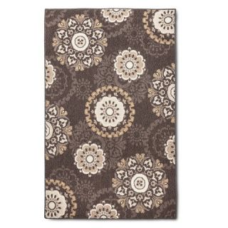 ™ Medallion Accent Rug   Brown (26x4)