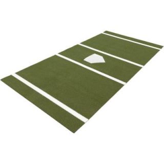 DuraPlay 7 ft. x 12 ft. Home Plate Mat in Green for Softball SP5M