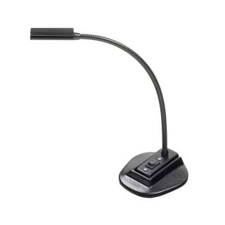 Dainolite Lighting 18 in Adjustable Black Desk Lamp with Metal Shade