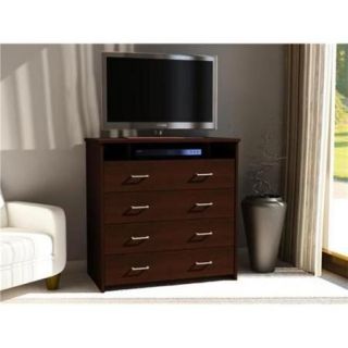 Ameriwood 5515012PCOM Media Dresser Black Forest