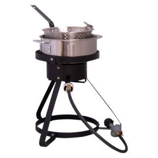 King Kooker® Bolt Together Outdoor Cooker with Stainless Steel Fry