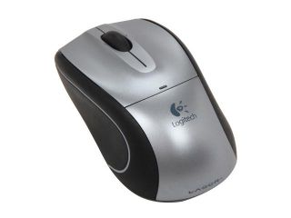 Refurbished Logitech M505 910 001316 Gray 3 Buttons Tilt Wheel USB RF Wireless Laser Mouse