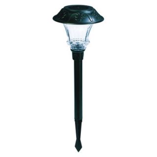 Duracell 5 Lumen Metal and Glass Solar Pathway Light (Set of 4)