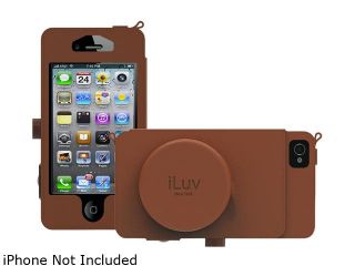 iLuv Tan Camera Premium Leather Case For iPhone 5 ICA7J344TAN