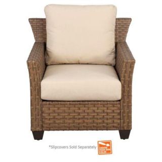 Hampton Bay Tobago Patio Lounge Chair with Cushion Insert (Slipcovers Sold Separately) 151 101 LC NF