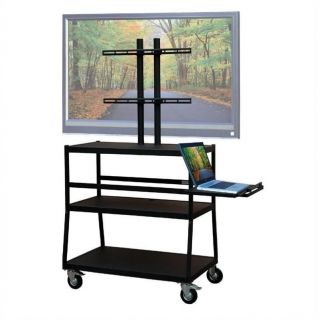 VTI Wide Body Cart for up to 47" Flat Panel TV w/ Pull Out Shelf   FPC4420E