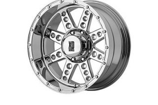 XD Series XD76622160225N   6 x 5.5" Bolt Pattern Chrome 22" x 11" XD Series 766 Diesel Chrome Wheels   Alloy Wheels & Rims