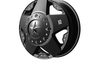 XD Series XD77566080799   8 x 6.5 Bolt Pattern Black 16" x 6" 775 Rockstar Dually Matte Black Wheels   Alloy Wheels & Rims