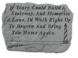 Kay Berry  Inc. 92120 If Tears Could Build A Stairway   Lighthouse Memorial   18 Inches x 13 Inches 