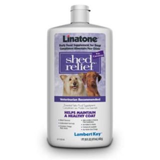 Lambert Kay Linatone Shed Relief Skin/Coat Liquid Supplement for Dog/Cat, 16 Ounce Multi Colored