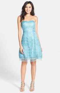Hailey by Adrianna Papell Lace Fit & Flare Dress