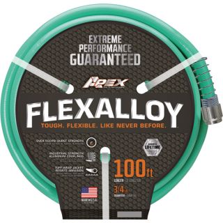 Apex Flexalloy Garden Hose — 3/4in. x 100ft., Model# 9550-100  Garden, Sprinkler   Soaker Hoses