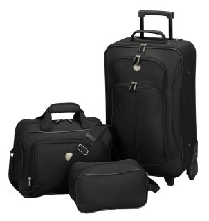 Travelers Club Euro Value II 3 piece Carry on Luggage Set  