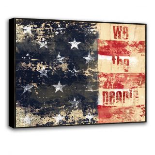 We The People Inverse Framed Graphic Art by PTM Images