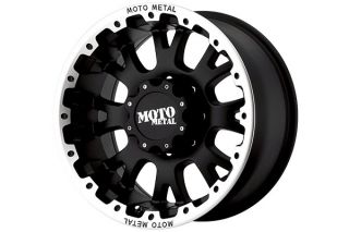 Moto Metal MO95629063730   6 x 135mm Bolt Pattern Black 20" x 9" MO956 Matte Black Machined Wheels   Alloy Wheels & Rims