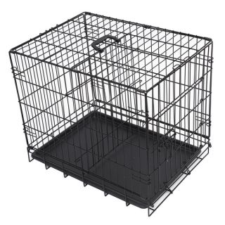 Midwest Life Stages Single door Folding Metal Dog Crate