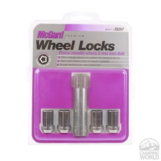 Lug Nut Wheel Locks, Set of 4   Keystone Automotive Operations 25257   Automotive Accessories