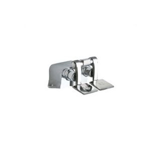 Chicago Faucets 625 Floor Mount Double Pedal Self Closing Valve in