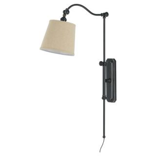 Cal Lighting Ponpano Oil Rubbed Bronze finish Metal wall Lamp with