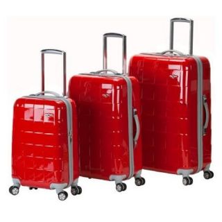 Rockland Luggage Celebrity 3 Piece Spinner Polycarbonate Luggage Set, Multiple Colors
