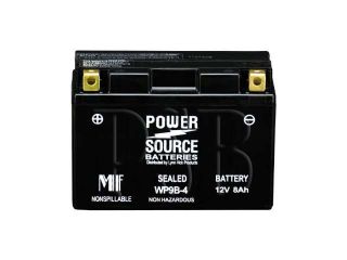 Power Source Battery WP9B 4 (YT9B BS Replacement) Sealed Battery 01 326   1 Year Manufacturer Warranty!