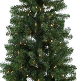 Vickerman Salem Pencil Pine 7 6 Green Pine Artificial Christmas Tree