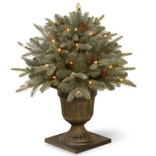 National Tree Co. Feel Real® Frosted Arctic Spruce Porch Bush with