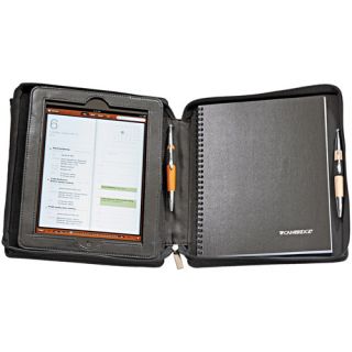 Mead 67135 Deluxe iPad Case, Simulated Leather, 9. 75 x 4. 3 x 11. 13, Black