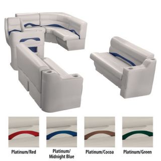 Toonmate Premium Pontoon Furniture Rear Entry Wraparound Package Platinum