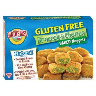 Earths Best Gluten Free Broccoli and Cheese Nuggets 8oz