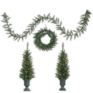 Sterling Norway Pine Artificial Christmas Greenery Set (4 Piece) 6427  35249C