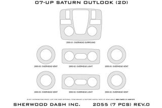 2010 Saturn Outlook Wood Dash Kits   Sherwood Innovations 2055 R   Sherwood Innovations Dash Kits