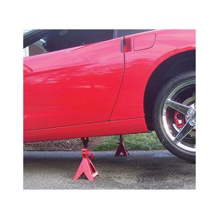 Torin Pair of Ratchet Action Jack Stands — 3 Ton Capacity, Model# T43002