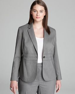 JNYWorks A Style System by Jones New York Collection Plus Emma Seamed Waist Jacket