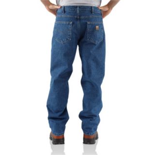 Carhartt Men's Relaxed Fit Straight Leg Fleece Lined Jean