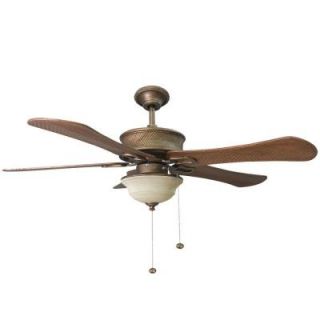 Hampton Bay Algiers 54 in. Bavarian Bronze Indoor/Outdoor Ceiling Fan 56138