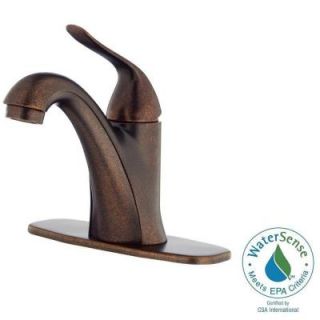 Danze Antioch Single Hole Single Handle Bathroom Faucet in Tumbled Bronze D225521BR