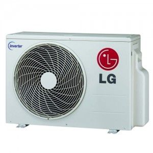 LG LSU240HEV Ductless Air Conditioning, 17 SEER Single Zone Mega Outdoor Condenser w/Heat Pump   24,000 BTU