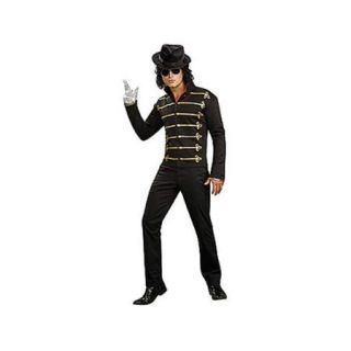 Men's Black Military Jacket Michael Jackson Costume   Size M