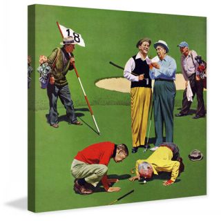 Eighteenth Hole by John Falter Painting Print on Canvas by Marmont